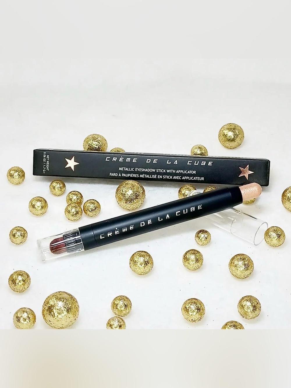 Creme De La Cube Metallic Eyeshadow Stick in Ember, New Sealed